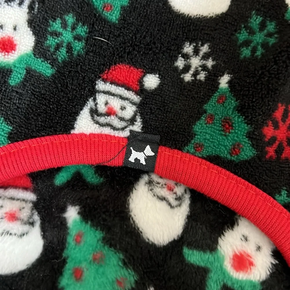 Hotel Doggy Cozy Plush Christmas‎ Santa Claus Onesie- Large